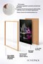 Gray Japanese Sports Car Poster with Pink Neon Lighting and Frame—Car Poster for Garage or Office Wall Decor OTO222 - 4
