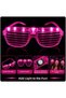 LED-Lit Shutter Party Glasses, Pink, Shutter Glasses HB006 - 2