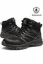 Men's Winter Boots – Waterproof Black Outdoor Shoes