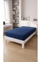 100% Cotton Double-Size Fitted Sheet, 160x200 cm - | Double | Extra-Large King Size - 4