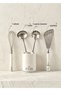 My Kitchen 5-Piece Kitchen Utensil Set, White