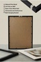 2 VINTAGE PAINTINGS WITH BLACK WOODEN FRAMES, FEATURING SOFT-TOUCH EARTH-TONED FLOWERS - 5
