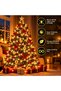Transparent Wired Warm White LED String Lights with 8 Modes, Interconnectable with Plug-in Connectors—Perfect for Christmas Trees, Balconies, Gardens, and Decorative Lighting - 5