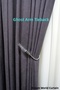 Curtain Tieback with Ghost System for Cornice Mounting