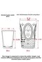Acrylic Transparent Set of 6 Tall Glasses & Beverage Glasses, 750 ml (Large Size & Not Made of Glass) Bzeldr05 - 4