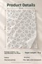 New Year's Tree Printed White Tissue Paper 50X70 cm 18 Gr 1 kg Approximately 125 Pieces - 2