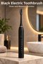 Black Electric Toothbrush with Timer and Memory - 2