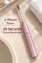 Pink Electric Toothbrush with Timer and Memory Function - Lisinya Lseldr06. - 6