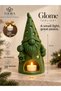 Glome Lighted Dwarf Tealight – Led Lighted 3D Printed Decorative Christmas and Home Decoration Object |   22 cm - 2