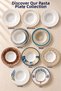 Feraye Single Porcelain Deep Pasta Plate, Risotto and Salad Serving Plate, 27 Cm. - 6