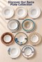 Utarit Single Porcelain Pasta Plate, Risotto and Salad Serving Plate, 27 Cm. - 6