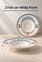 Oya Single Porcelain Bowl for Pasta, Risotto, and Salad, 27 Cm. - 3