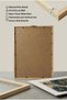 1 NOSTALGIC FLORA-THEMED VINTAGE PAINTING WITH A NATURAL WOOD FRAME - 5