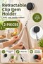 65 cm Reel-Type Towel and Item Holder with Adhesive, Retractable Wall Mount.