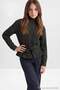 Black Girls' Long-Sleeved Plaid Shirt TKDAW27GO00019 - 4