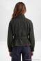 Black Girls' Long-Sleeved Plaid Shirt TKDAW27GO00019 - 2