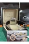 Men's Wristwatch, Black Dial, Brown Leather Strap, Sporty Design, Sapphire Crystal. - 5