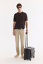 Men's Brown Crew Neck Linen Blend Comfort Fit Knitwear T-Shirt A61Y5014 - 6