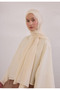 Soft Viscose Shawl, Ivory - 3