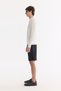 Men's Ecru Crew Neck Easy-Ironing Wrinkle-Resistant Regular Fit Sweater A61Y5002 - 3