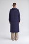 Navy Blue Quilted Jacket with Pocket Detail - 3