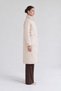 Pocket Detailed Puffer Jacket Beige - 2