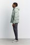 Men's Nile Green Hooded Water-Repellent, Windproof, -5°C-Rated Comfort Fit Puffer Coat B00 - 6