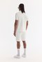Men's White Non-Curling Polo Collar Cotton Pack Technical Fabric Regular Fit T-Shirt A61Y1097 - 5