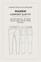 Men's Black Classic Waist Cotton Distressed Washed Madrid Comfort Slim Fit Jean Pants A52Y3518 - 2