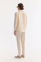 Men's Beige Bottom-Bottomed Collar Viscose Blended Breathable Comfort Fit Shirt A61Y2021 - 6