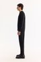 Men's Black Crew Neck Cotton Bi-Stretch Printed Regular Fit Sweatshirt A52Y1210 - 3
