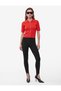 Regular Fit Zippered Turn-Down Collar Short Sleeve Knit Cardigan - 2