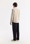 Men's Beige Button down Collar 100% Cotton Soft Touch Velvet Regular Fit Shirt B002032 - 4