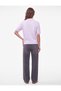 Short Sleeve High Neck Plush Sweater - 4
