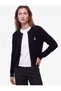 Long Sleeve Embroidered Crew Neck Knitwear Cardigan - 3