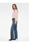 Long Sleeve High Neck Yoked Lace Detail Bohemian Blouse with Frog Closure - 2
