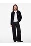 Long Sleeve Embroidered Crew Neck Knitwear Cardigan