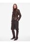 Plaid Buttoned Pocketed Below-Knee Wide-Leg Trousers - 2