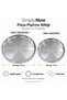 2-piece perforated pizza baking mat set - 17 and 23 cm round pizza lahmacun tray - 4
