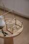 15x10x8 cm Glass Jewelry Box with Lid, Brass Gold Ring and Jewelry Box, Engagement