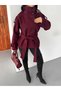 MOCK NECK CASHMERE METLON COAT - 3