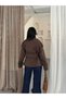 MOCK NECK CASHMERE METLON COAT - 6