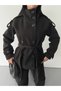 MOCK NECK CASHMERE METLON COAT - 5