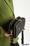 Black and Tan Women's Shoulder Bag with 5 Compartments, Suitable for Everyday Use, 23CM x 14CM, 4090-GD GZD