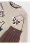 Girl's Set 2 Pieces Brown - 4