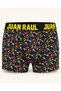 Black "Game Over" Video Game Console-Printed Cotton Men's Boxer Shorts - DB362