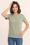 WOMEN'S BASIC Crew Neck Jersey Jersey Fabric - 8