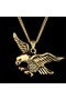 Steel Eagle Necklace Flying American Eagle Hip Hop Pendant Stainless Jewelry Accessory Unisex - 4