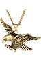 Steel Eagle Necklace Flying American Eagle Hip Hop Pendant Stainless Jewelry Accessory Unisex - 5