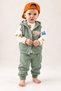 Baby Boy Set 3-Piece Set with Hooded Vest Seasonal Baby Set 3 6 9 12 - 3